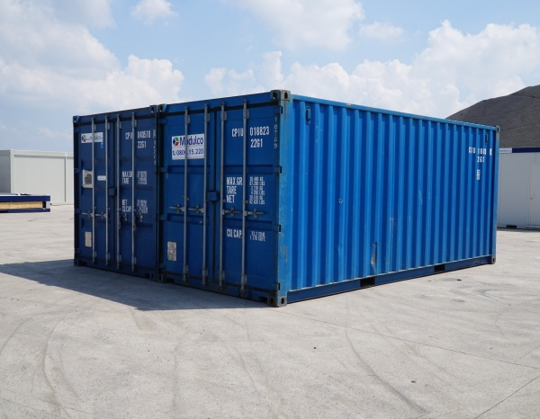 Ospslagcontainer 40"  2 zeecontainers geassembleerd (+/- 29,60 m²)