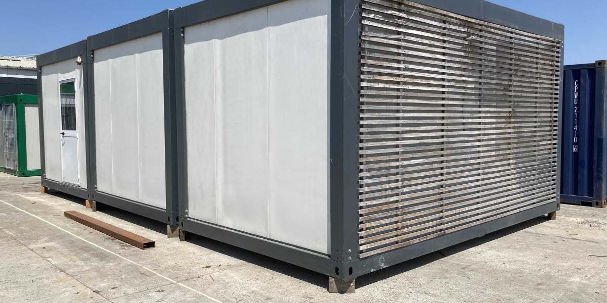 Occasion : Assemblage de 3 containers de +- 500 x 300 cm qui forme un module de +- 500 x 900 cm - slide 1