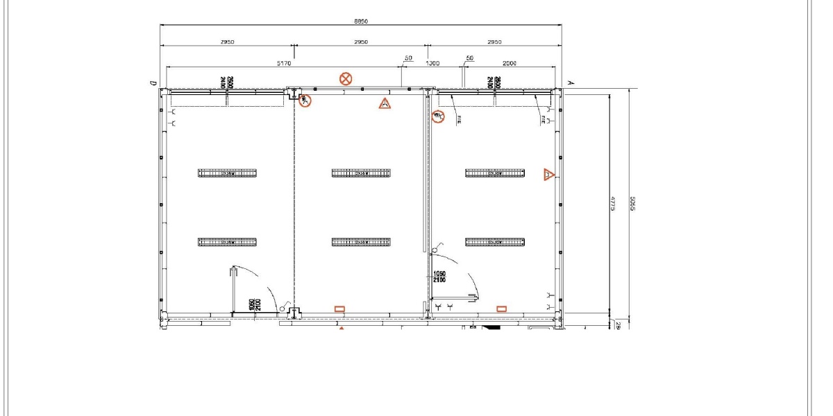 Occasion : Assemblage de 3 containers de +- 500 x 300 cm qui forme un module de +- 500 x 900 cm - slide 4